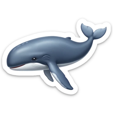 Whale ￼ sticker