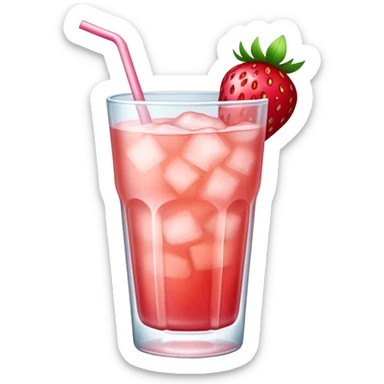 Frozen strawberry lemonade sticker