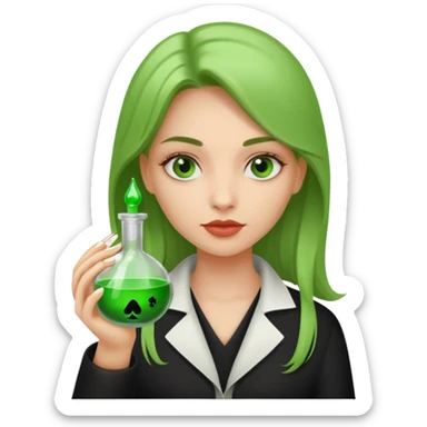 Gir trying to poison me her name is denisa george sticker