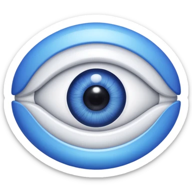 Pill with an eyeball inside  sticker