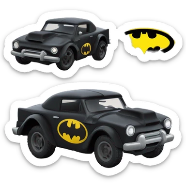 1949 dodge power wagon based Batman’s car themed toy Scion FR-S  sticker