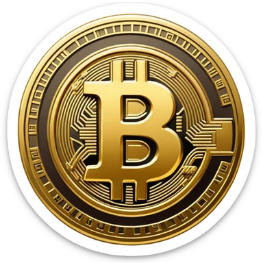 bitcoin logo sticker
