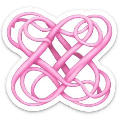 Infinity love pink  sticker