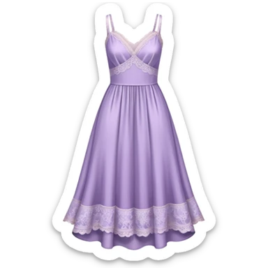 Pale Purple Rack of feminine clothes sticker