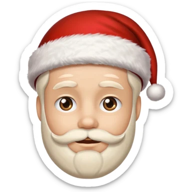 rodolph with a santa hat  sticker