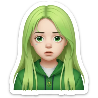 billie eilish freen roots sticker