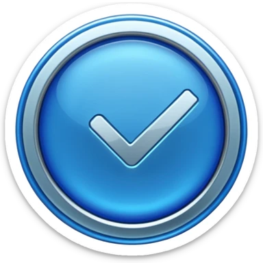Verification badge. sticker