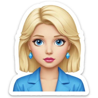 Blondie in the 80s sticker