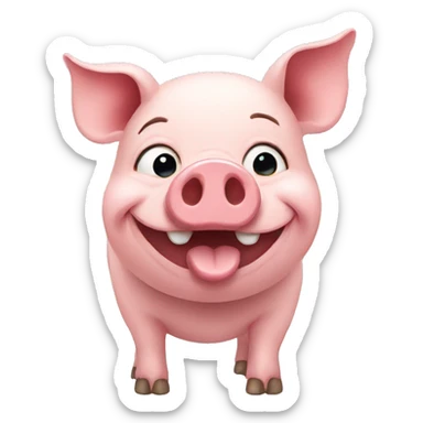 Pig sticker