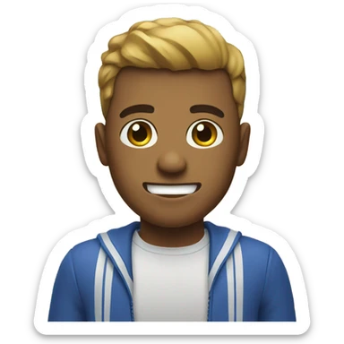 On the beach sticker