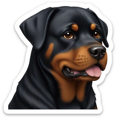 Rottweiler dog sticker