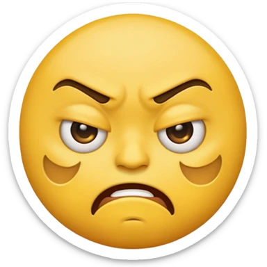 deadly look emoji sticker