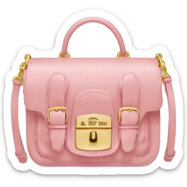 miu miu wander bag sticker