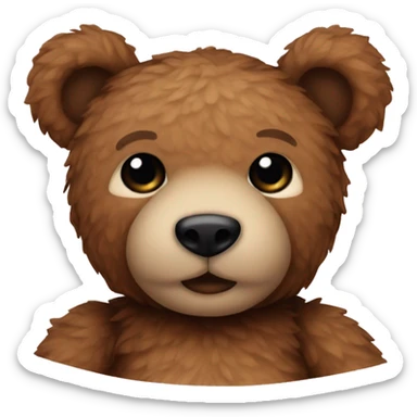 Trquois teddy bear sticker
