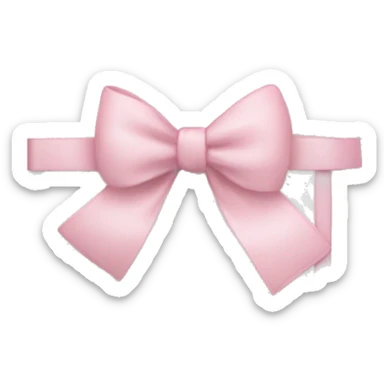 white notebook with a light pink bow sticker