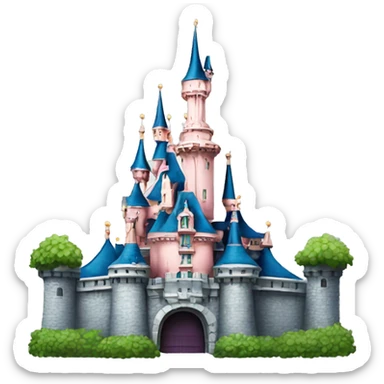 Disneyland paris castle sticker