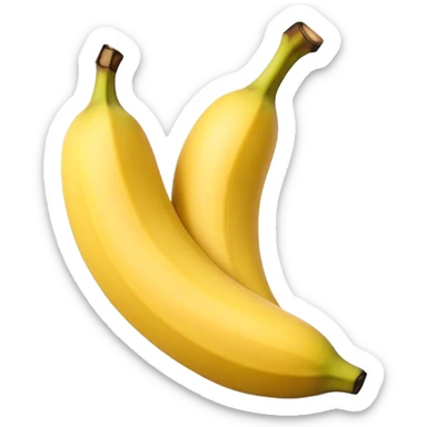 emogi de uma banana sticker