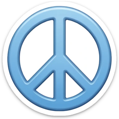 Peace sign emoji  sticker