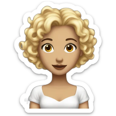 Angel la chanteuse sticker