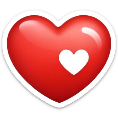 cutesy heart sticker