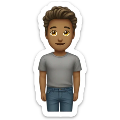 5 homme qui court derriere une femme sticker