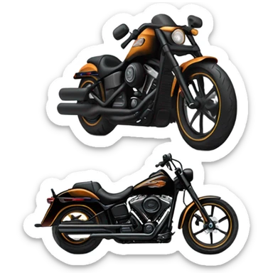 Harley Davidson low rider s sticker