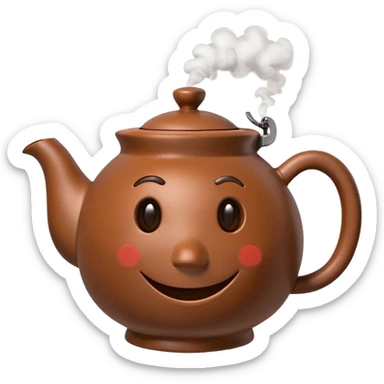 talking teapot sticker