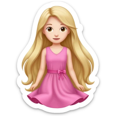 pretty girly girl sticker