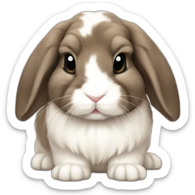 Mini lop bunny sticker