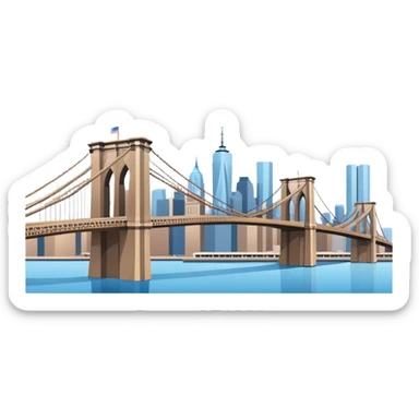 Brooklyn bridge sticker