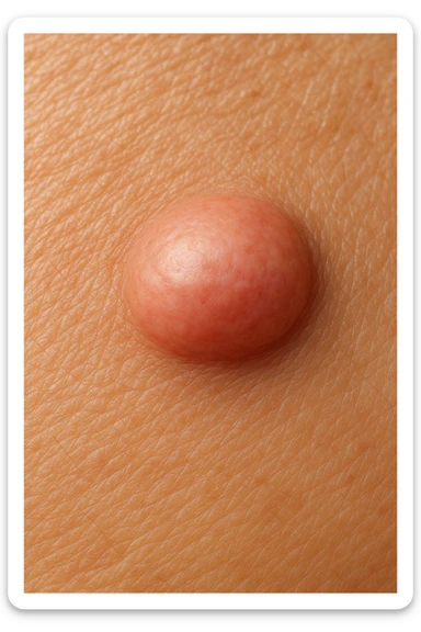 NODULO DI UN CORPO UMANO, IPERREALISTICO 4K sticker