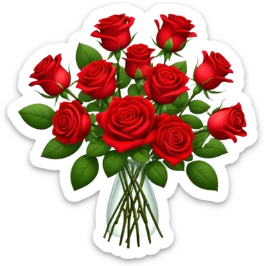 A bouquet to my girl
 sticker