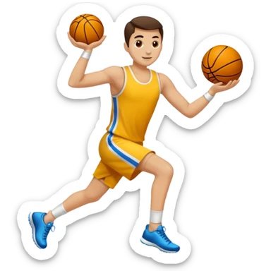 Bir adam bisiklet'te takla atsın. sticker