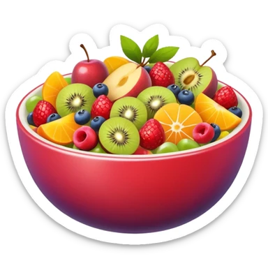 bowl of fruit salad























 sticker