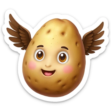 patate volante sticker