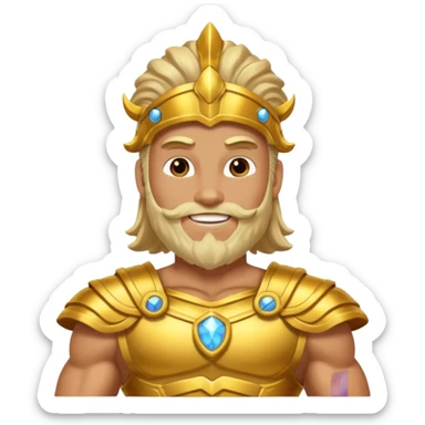 fullbody god zues sticker