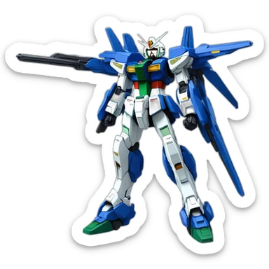 gundam 00 sticker