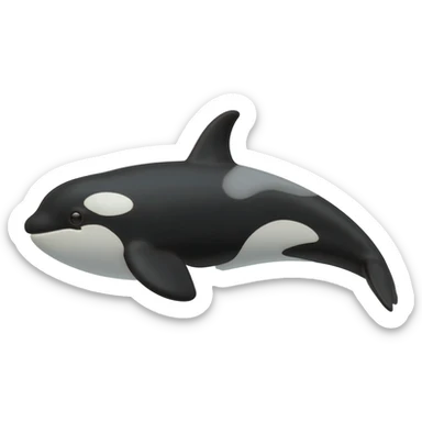 Killer whale orca sticker