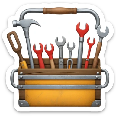 Builder's tools sticker