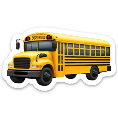 school bus sticker