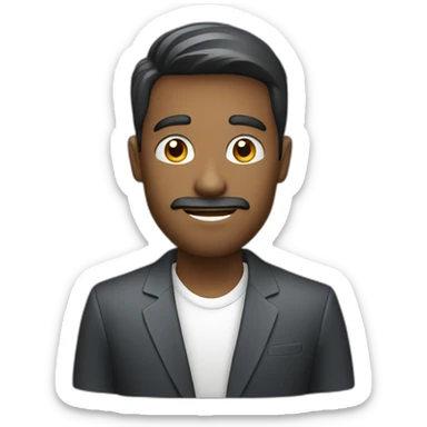 sales agent calls and has phone sticker