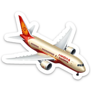 Air india b787 flight sticker