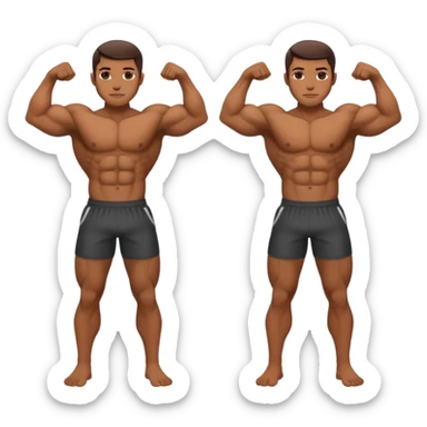 can you make a set of abs just visable nothing else sticker