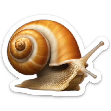 a snail shell without the snail sticker
