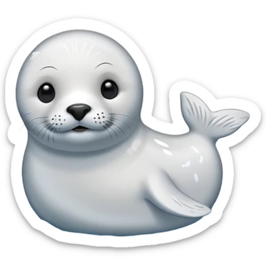 artic seal  sticker