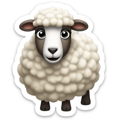 sheep doh sticker