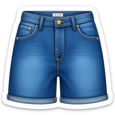 blue clothes sticker