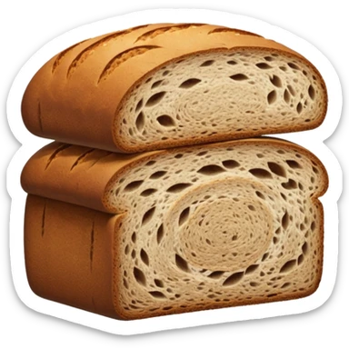 rye bread loaf sticker
