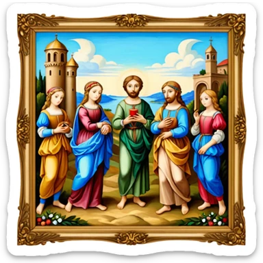 Renaissance painting
 sticker