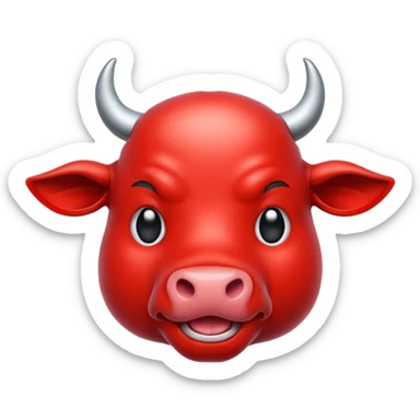 bull emodji sticker